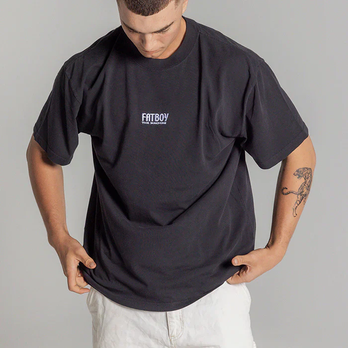 Fatboy Tee - Fatboy Embroidered Coal - Image 12