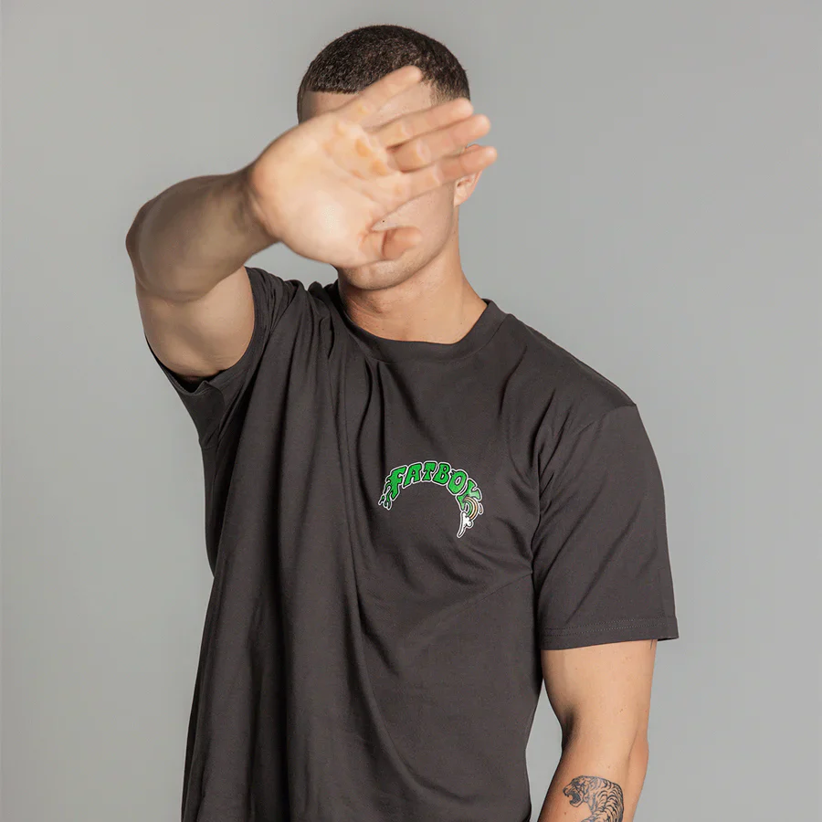 Fatboy Tee - Skull Wheel Green - Image 7