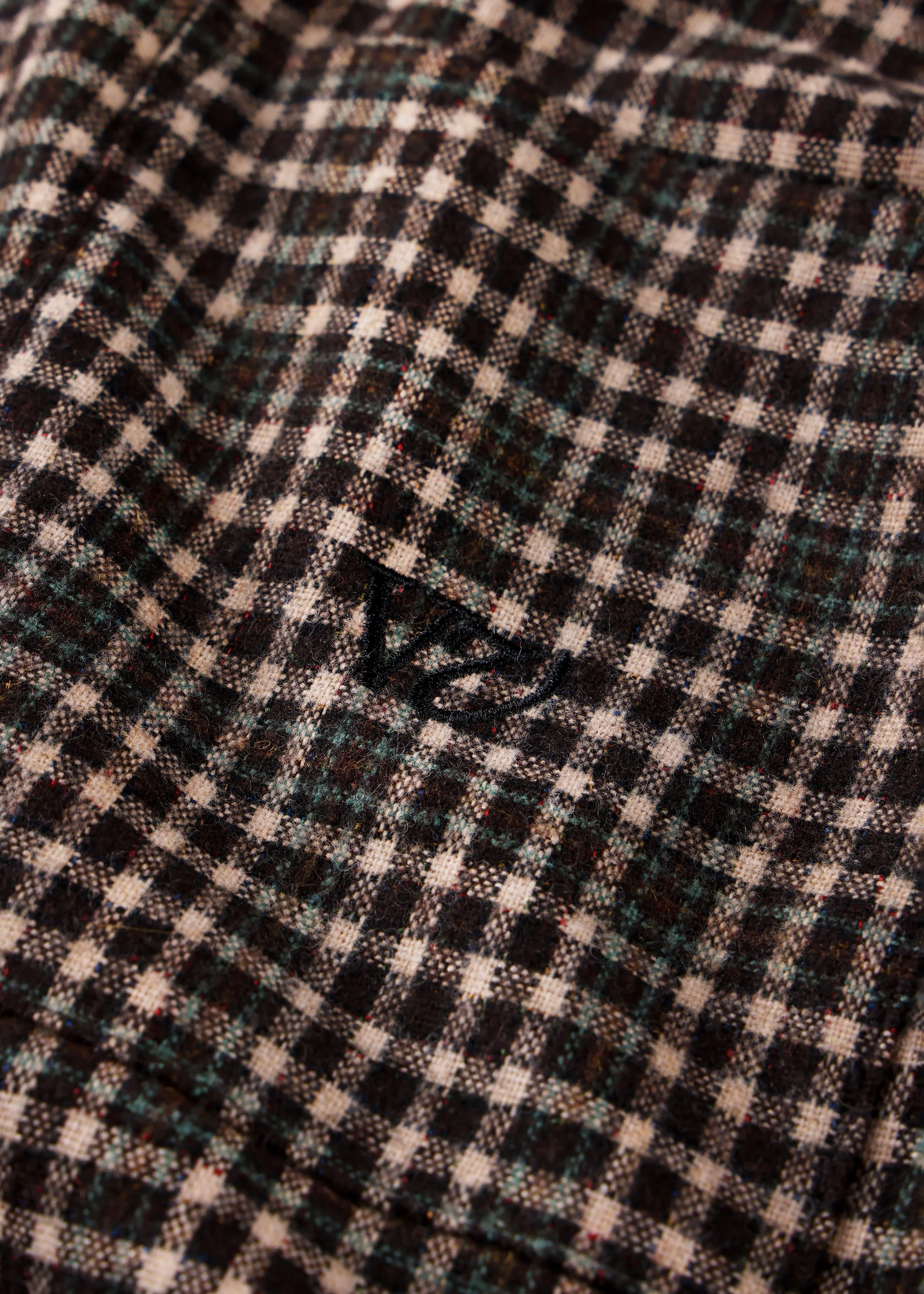 PLAID OFF TRACK SHIRT : BROWN - Image 3