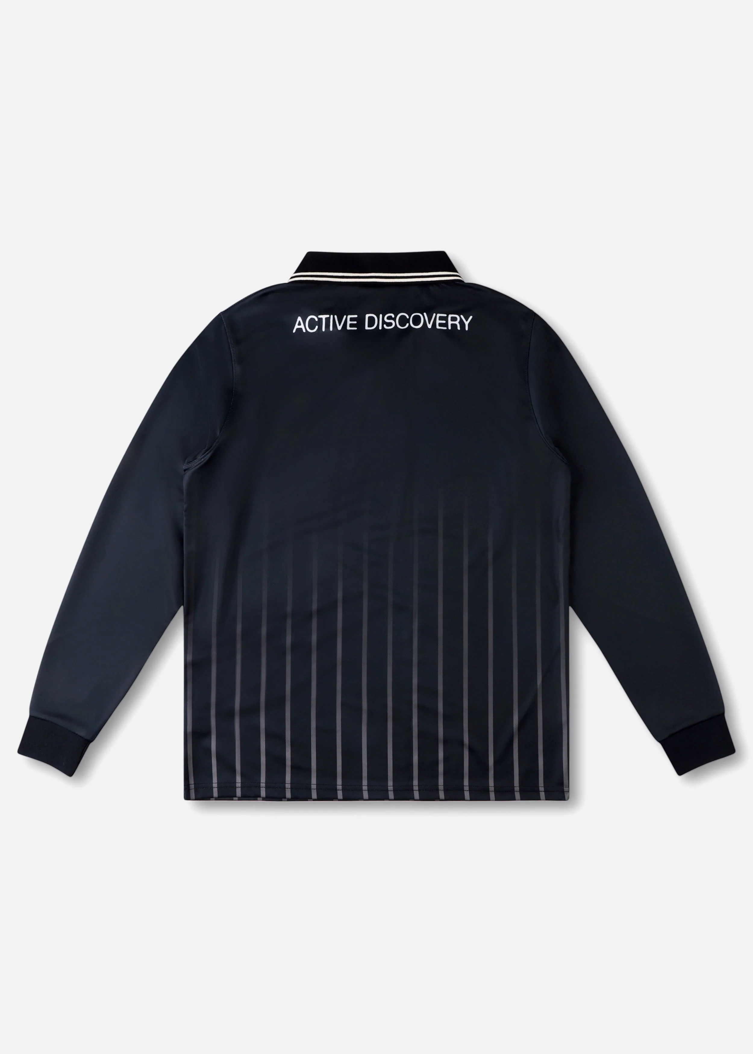 TEAM VV LS POLO : BLACK BONE - Image 2