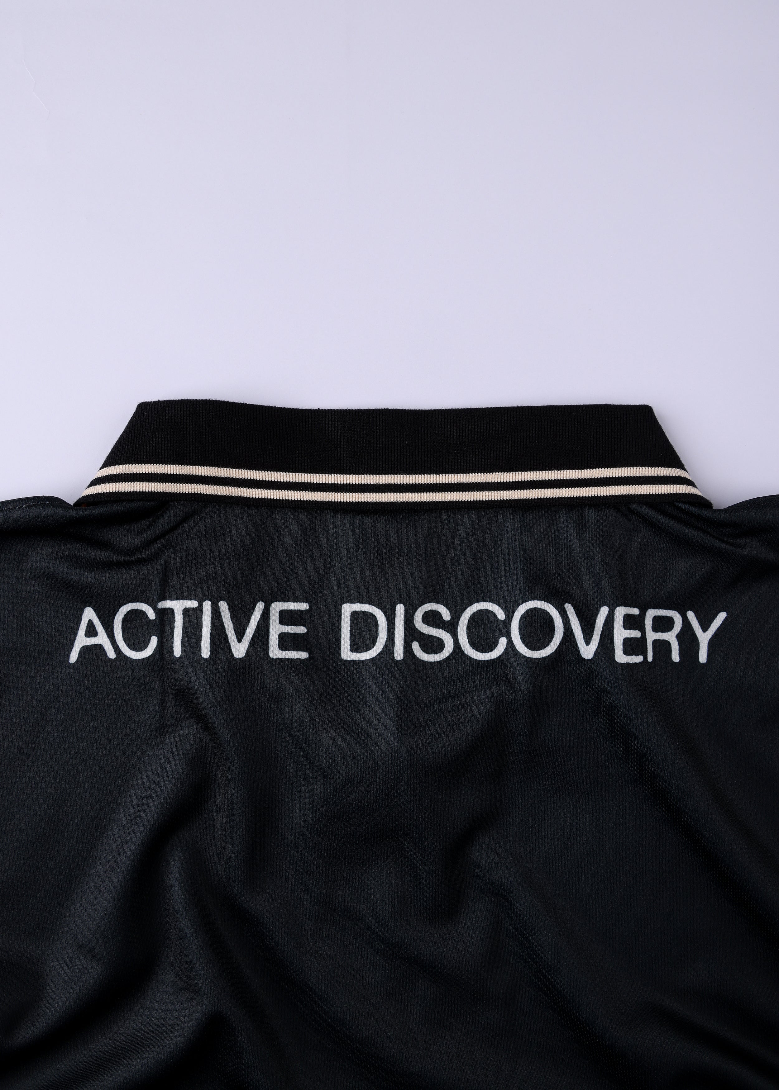TEAM VV LS POLO : BLACK BONE - Image 4