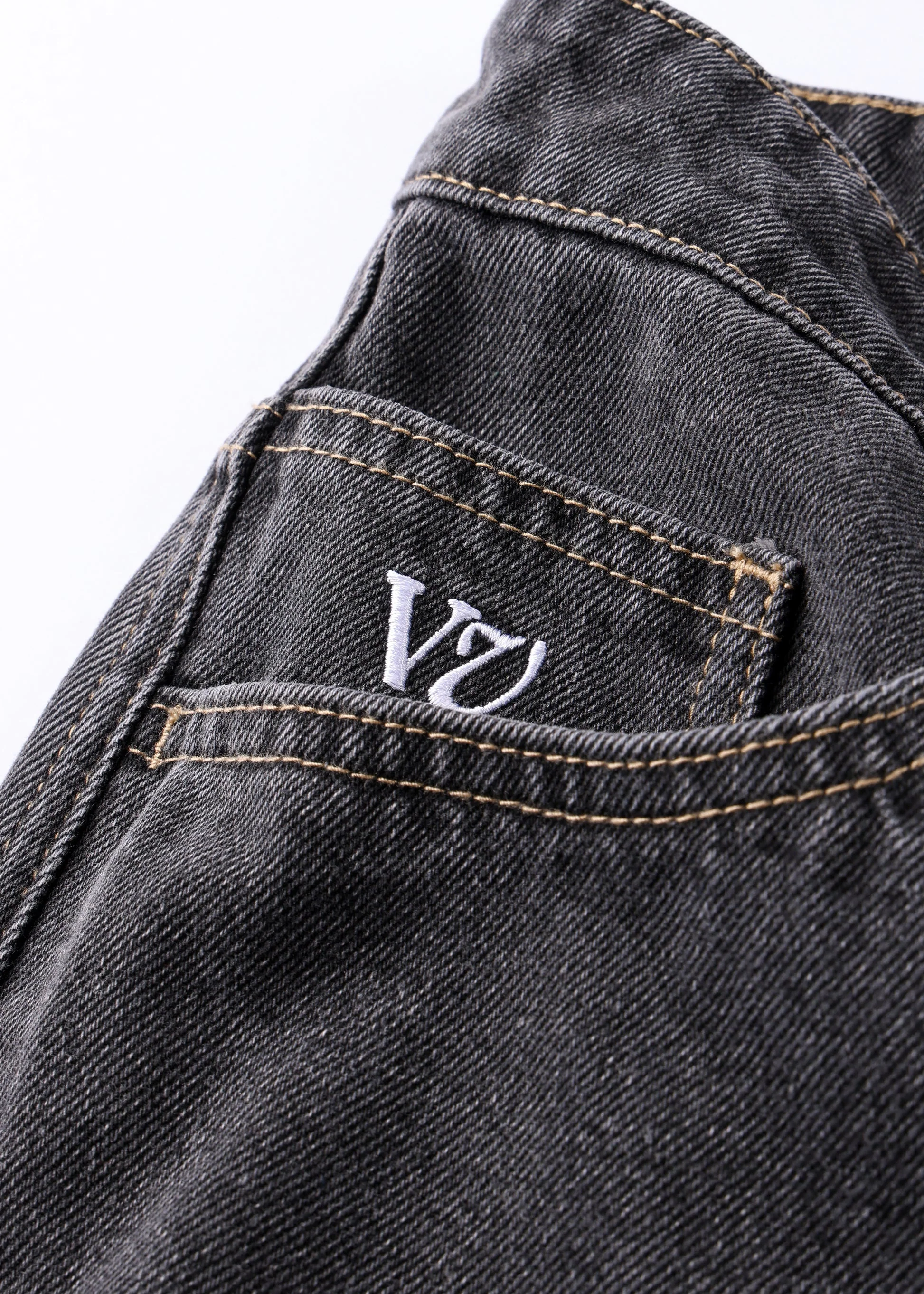 VV Class Denim Short - Worn Black - Image 5