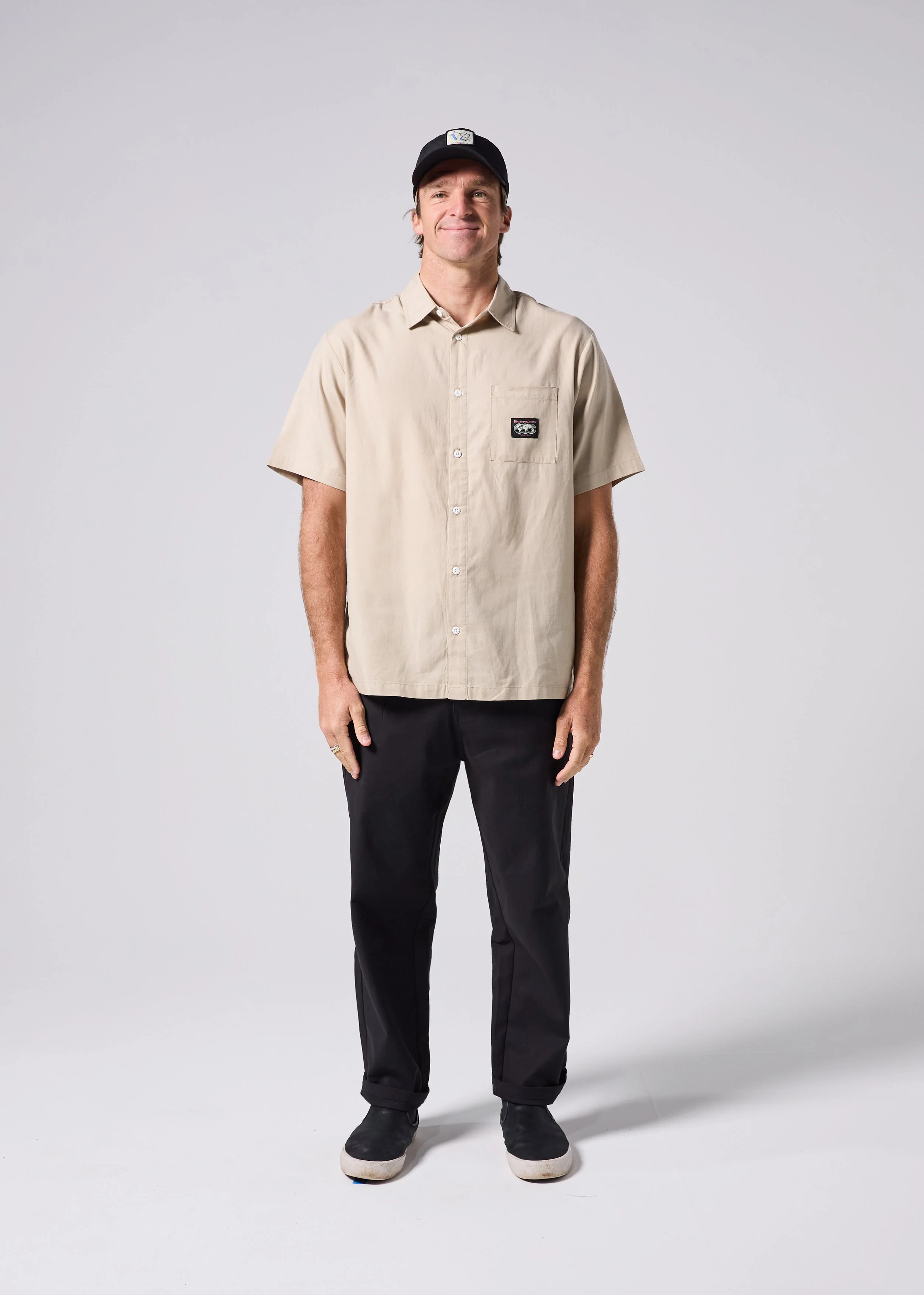 VV WORLD CONNECTION SS SHIRT : BONE - Image 6